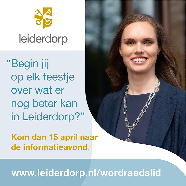 15 april om 19.00 uur informatieavond Word raadslid