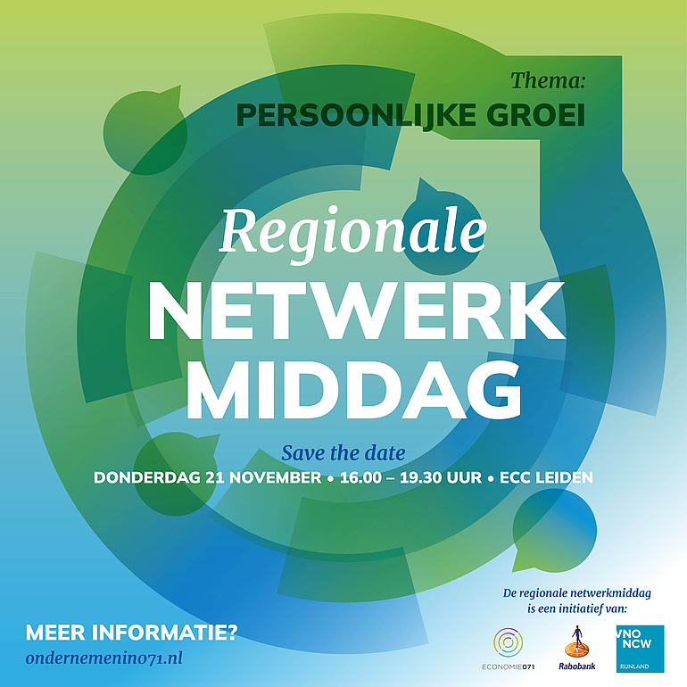 Flyer over regionale netwerkmiddag