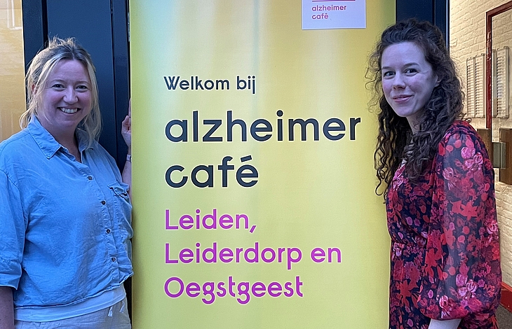 Foto van de organisatoren van het Alzheimer Café